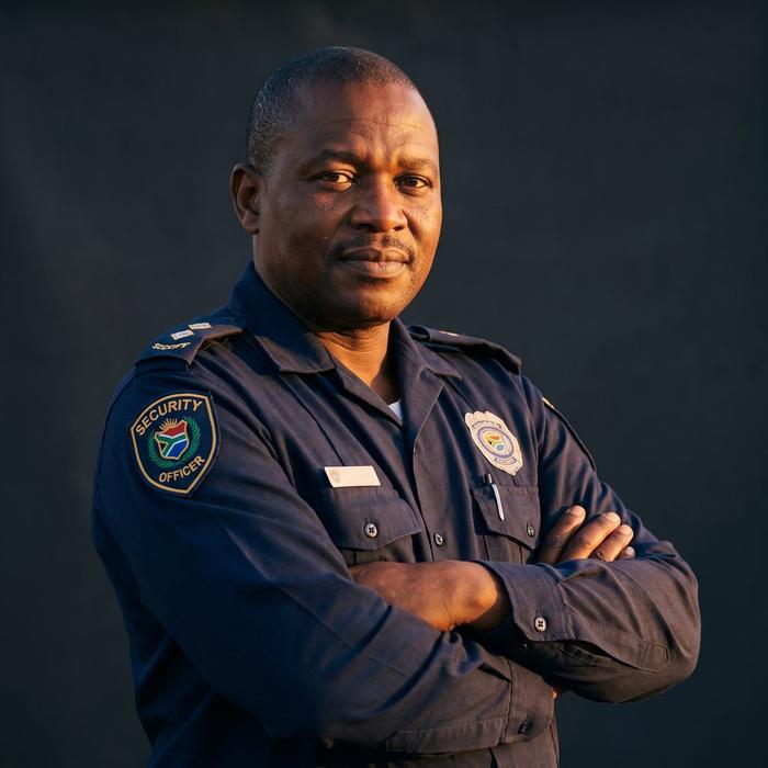 Uniformed EE Solutions security officer portrait